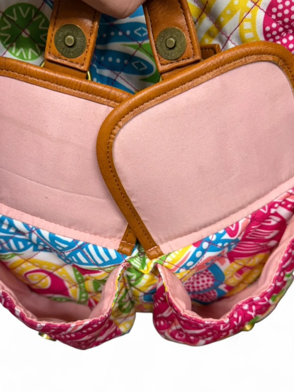 Soft Blush Pink Lined Bag Interior - Picture 8 of 8